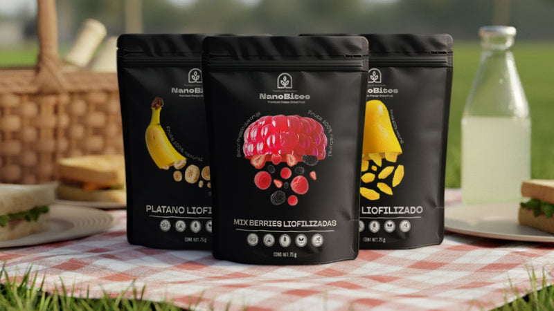 Frutas liofilizadas