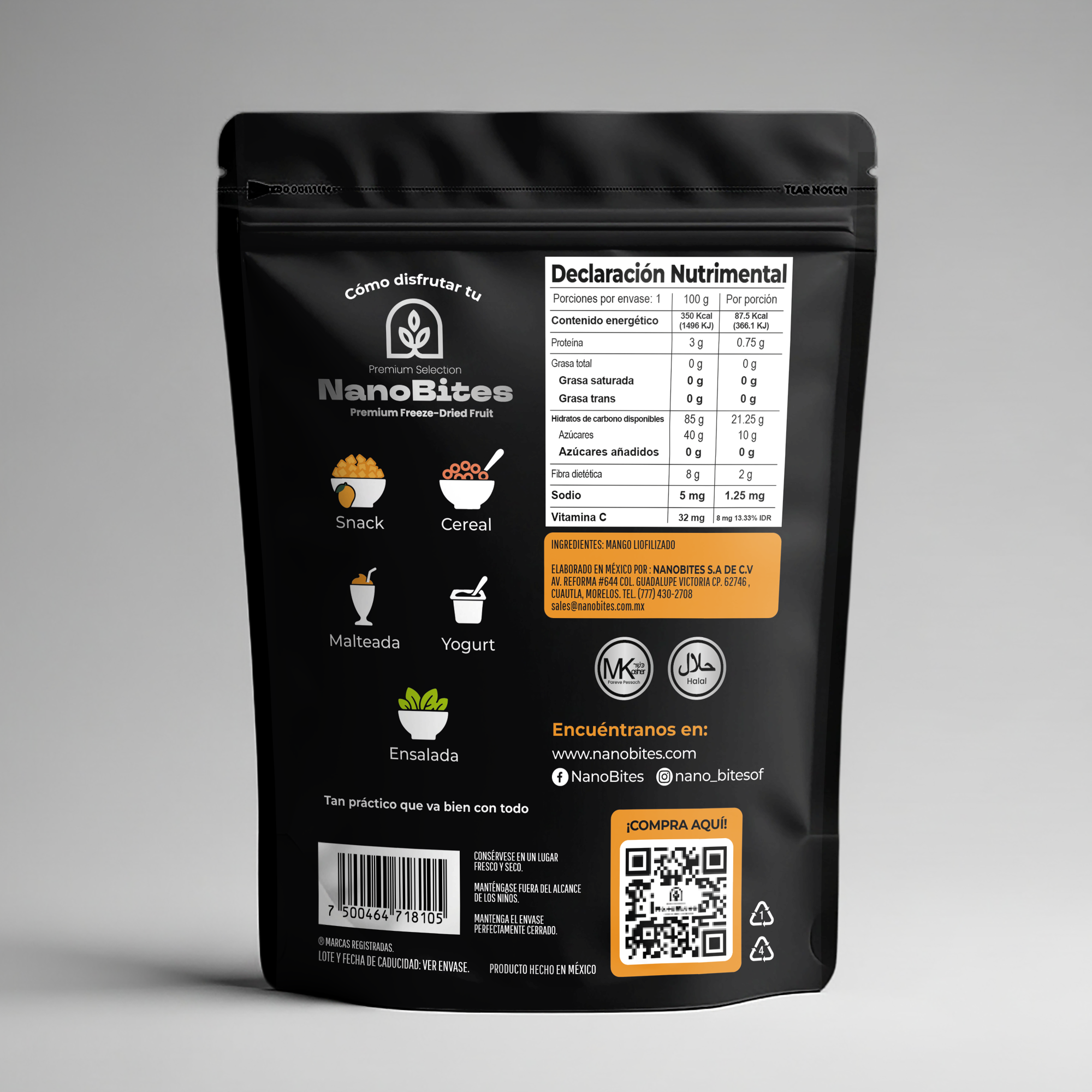 Mango Liofilizado 25 g